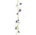 Cottage Sweet Pea Flower Garland - Purple, 110 cm - view 1