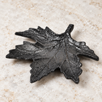 Dark Maple Leaf Accent Dishes - Set of 4