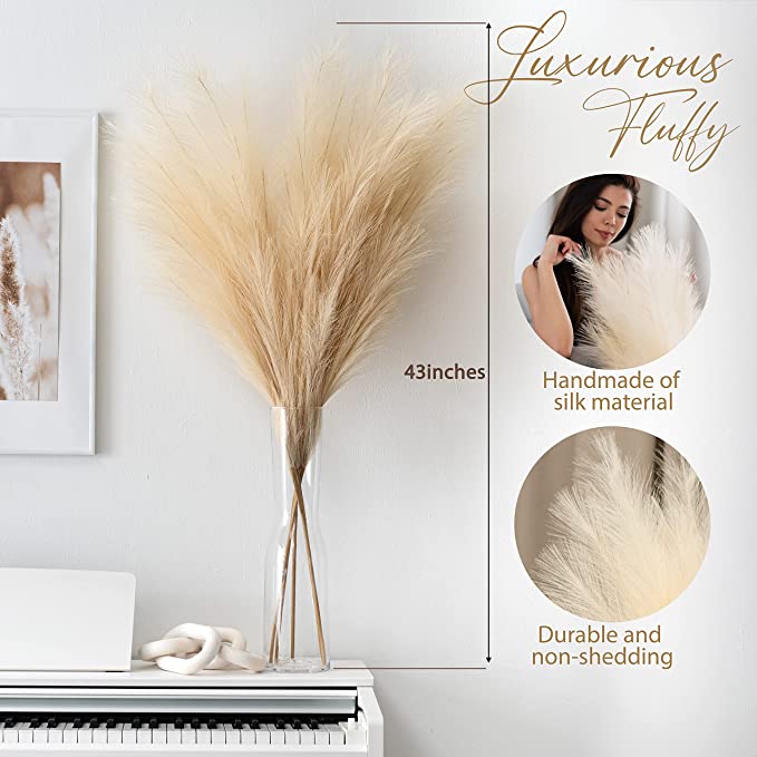 Tall Faux Plume Stems - Set of 3 - view 13