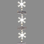 White Snowflake and Twig Garland - 150 cm - view 1