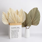 Dried Fan Palm Accent Leaf - view 1