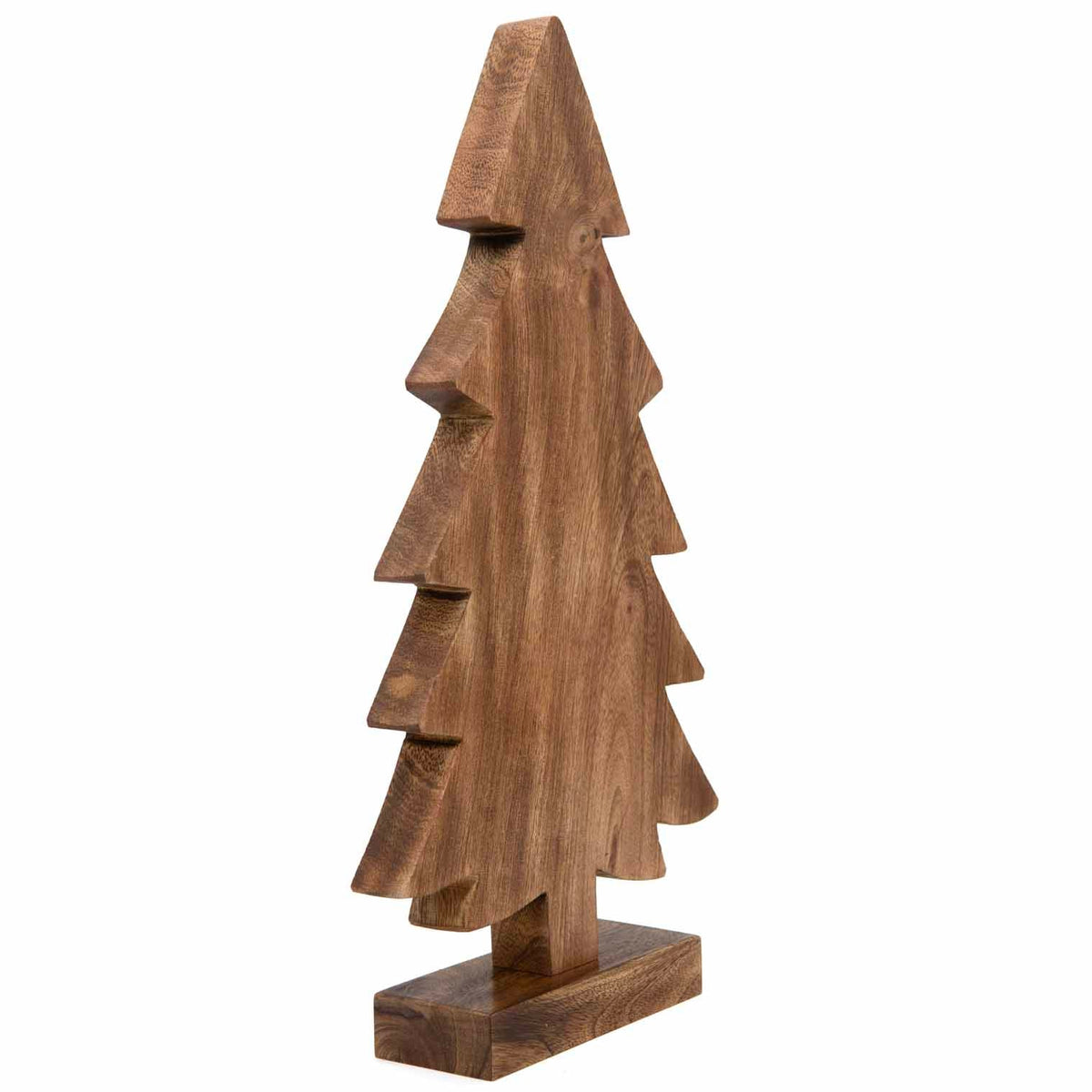 Dark-Grain Mango Wood Christmas Tree - view 2