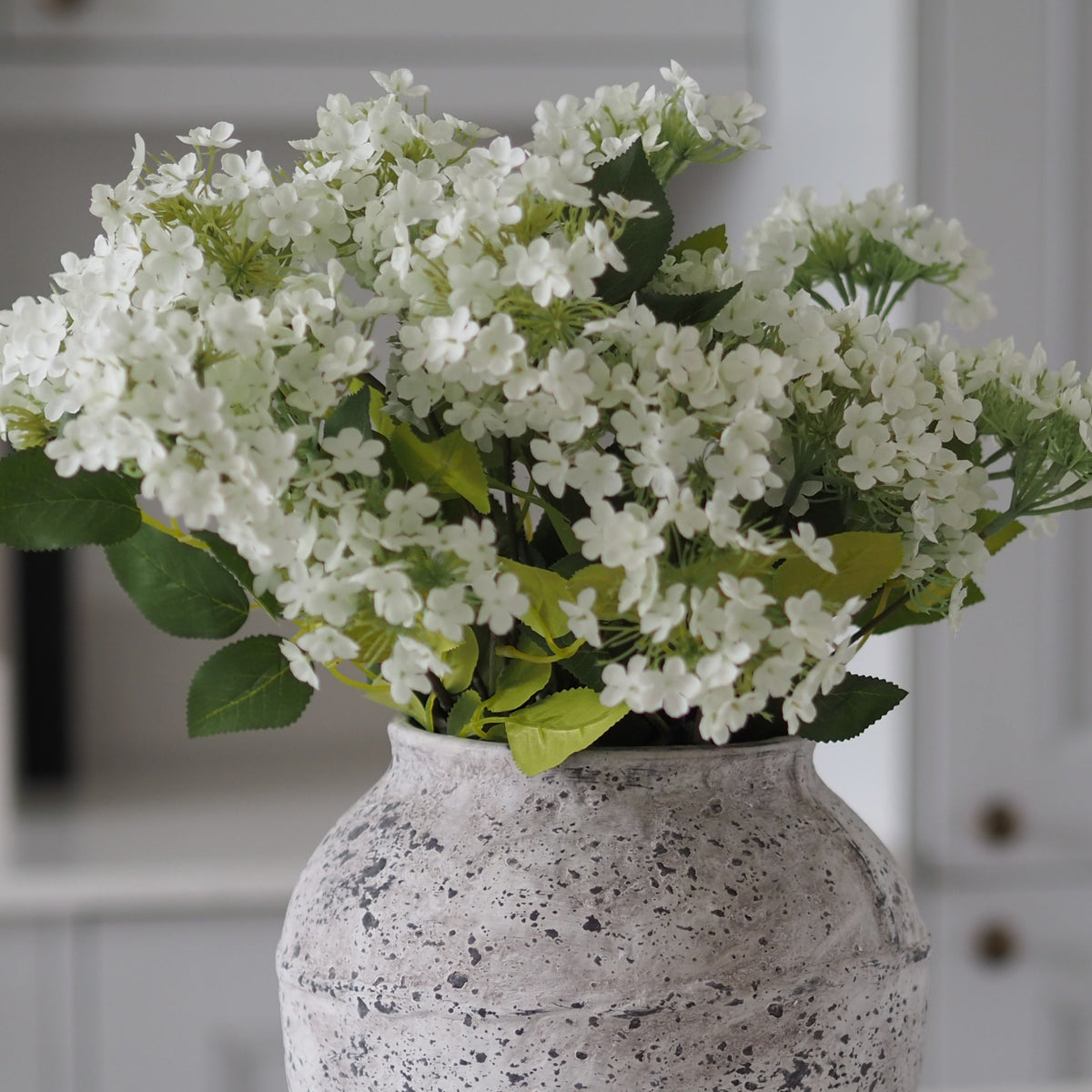 White Petal Branch Floral Stem - 62 cm - view 4