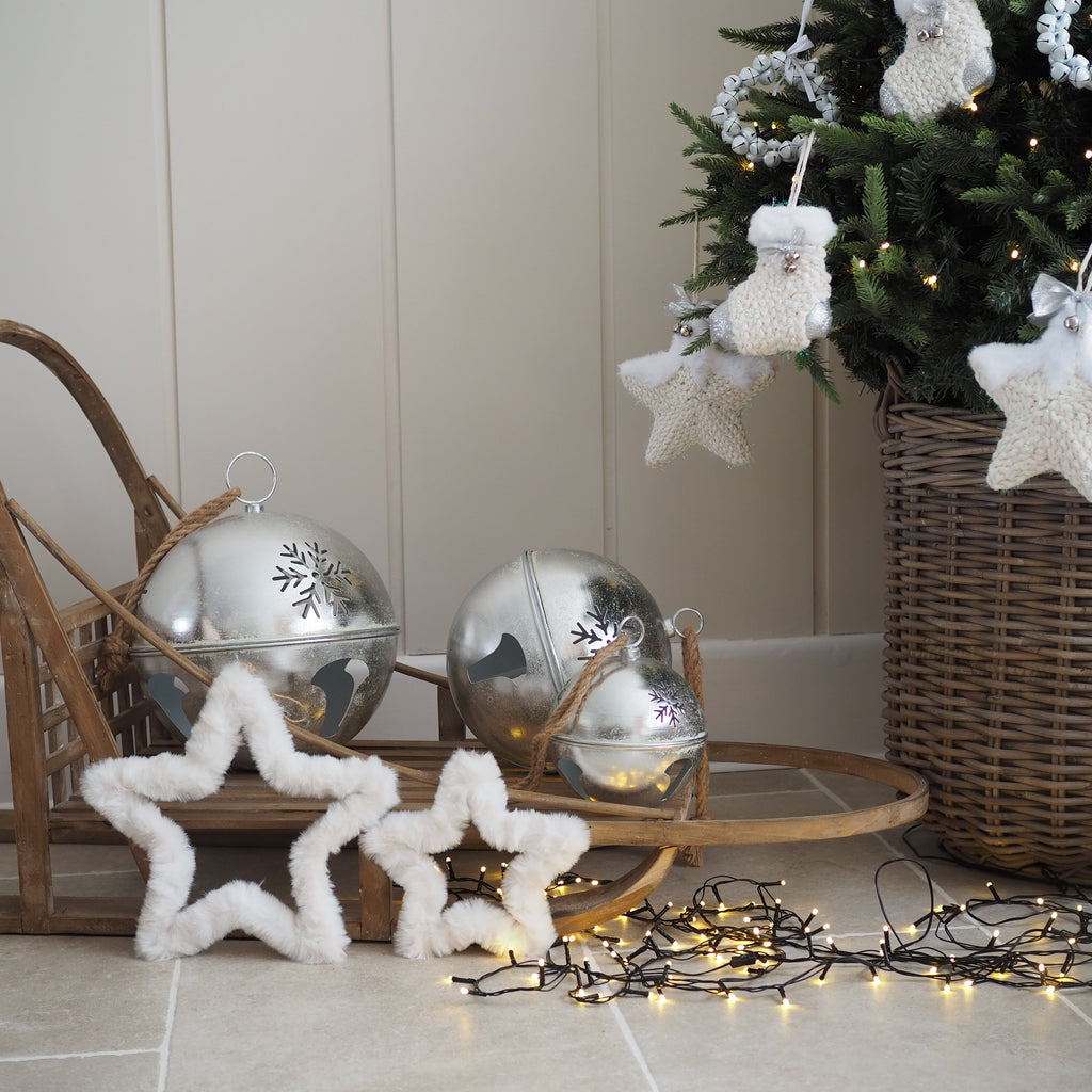 Soft-Shimmer Star and Stocking Ornaments - Set of 2 - view 8