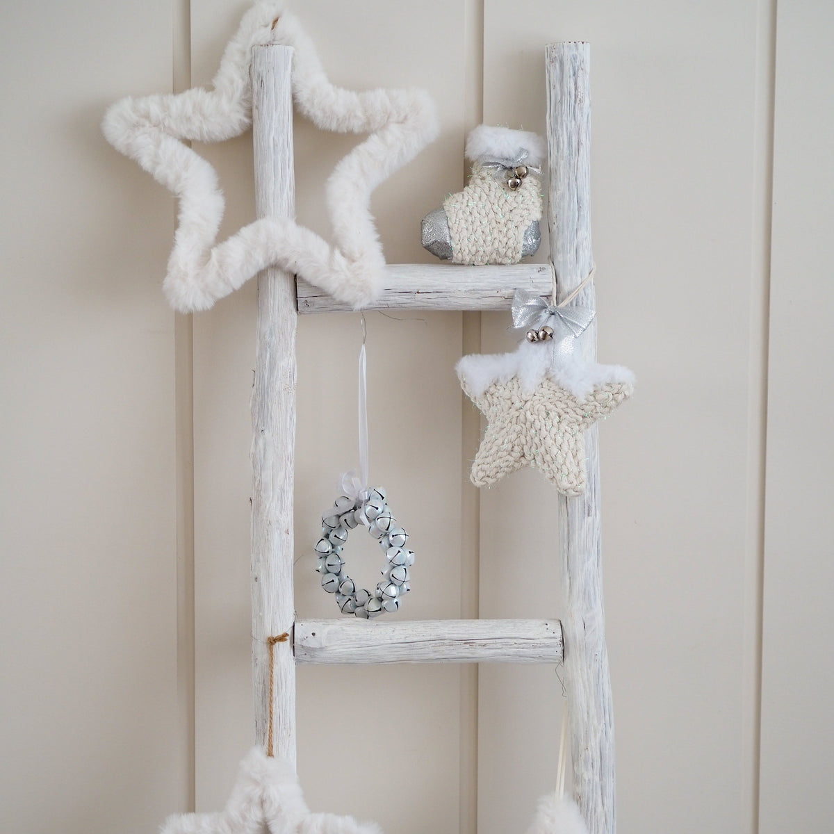 Soft-Shimmer Star and Stocking Ornaments - Set of 2 - view 7