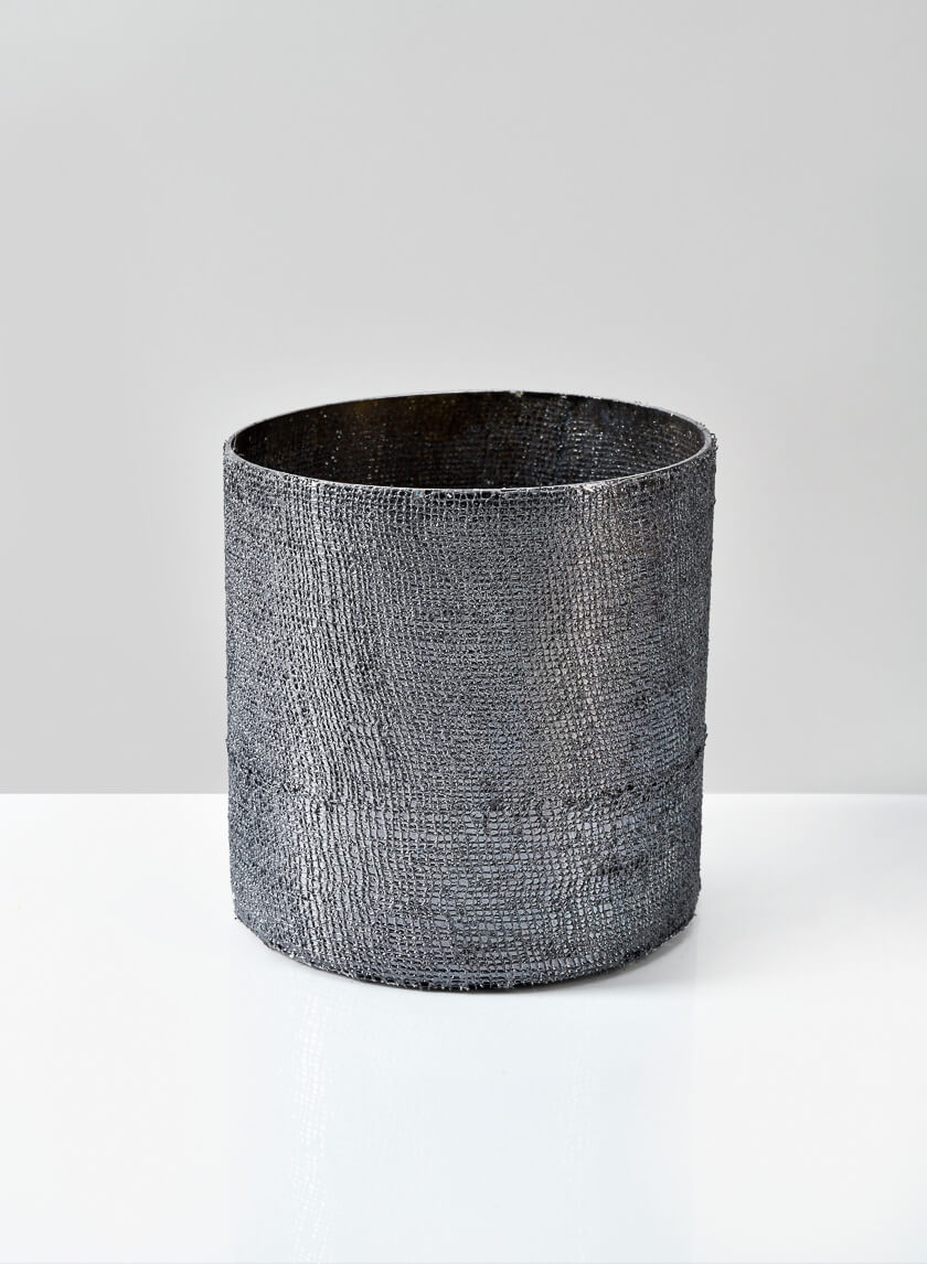 Weathered-Texture Glass Accent Vessel - 13 cm - view 2