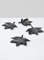 Dark Maple Leaf Accent Dishes - Set of 4 - view 1